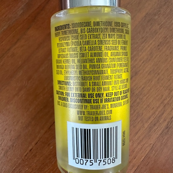 NEW Trader Joe's Hair Mask, Leave in Conditioner, Hair Oil - 3 Piece Set - Picture 5 of 5